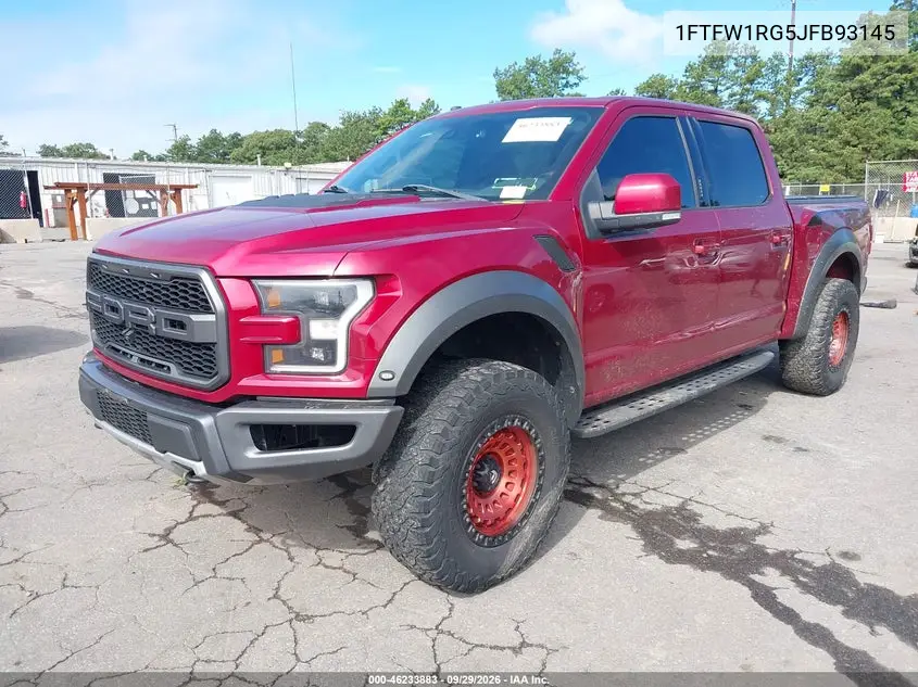 2018 FORD F-150 VIN 1FTFW1RG5JFB93145 — фото 2