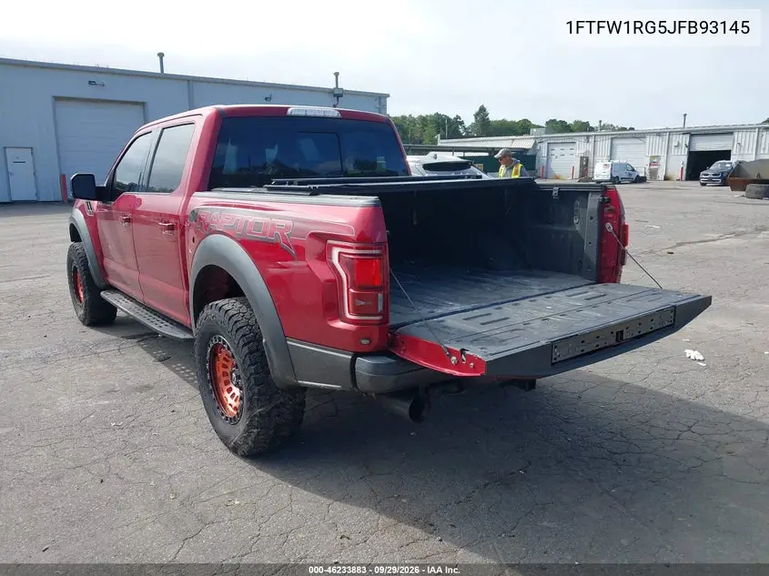 2018 FORD F-150 VIN 1FTFW1RG5JFB93145 — фото 3