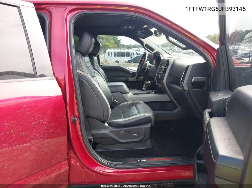 2018 FORD F-150 VIN 1FTFW1RG5JFB93145 — фото 5