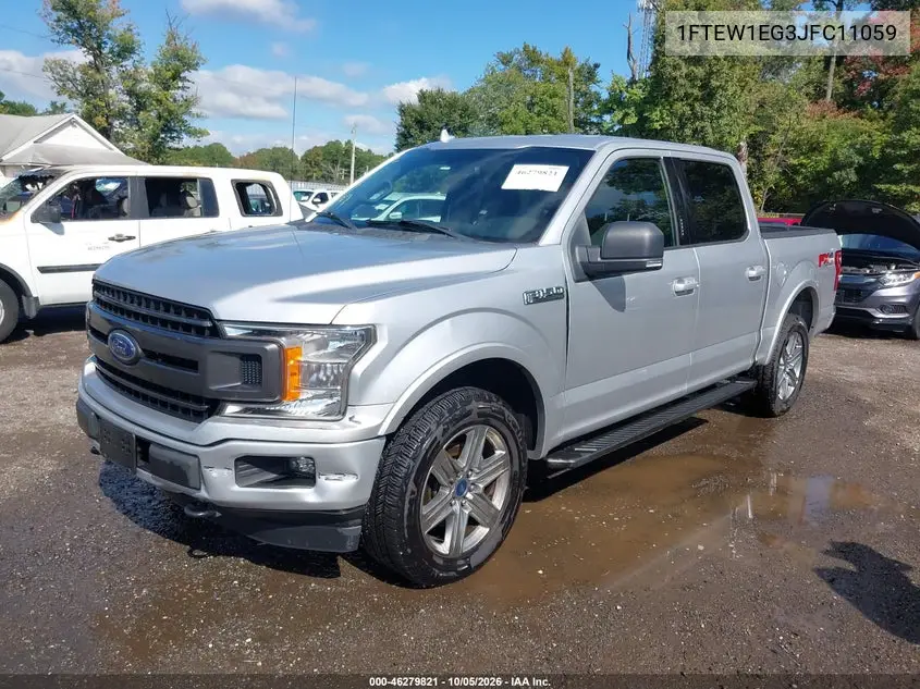 2018 FORD F-150 VIN 1FTEW1EG3JFC11059 — фото 2