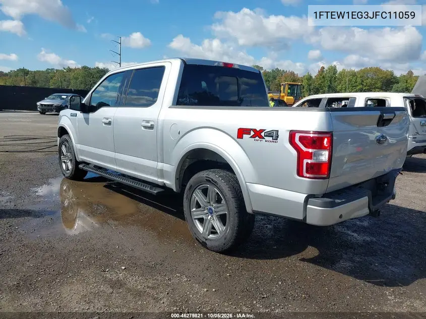2018 FORD F-150 VIN 1FTEW1EG3JFC11059 — фото 3