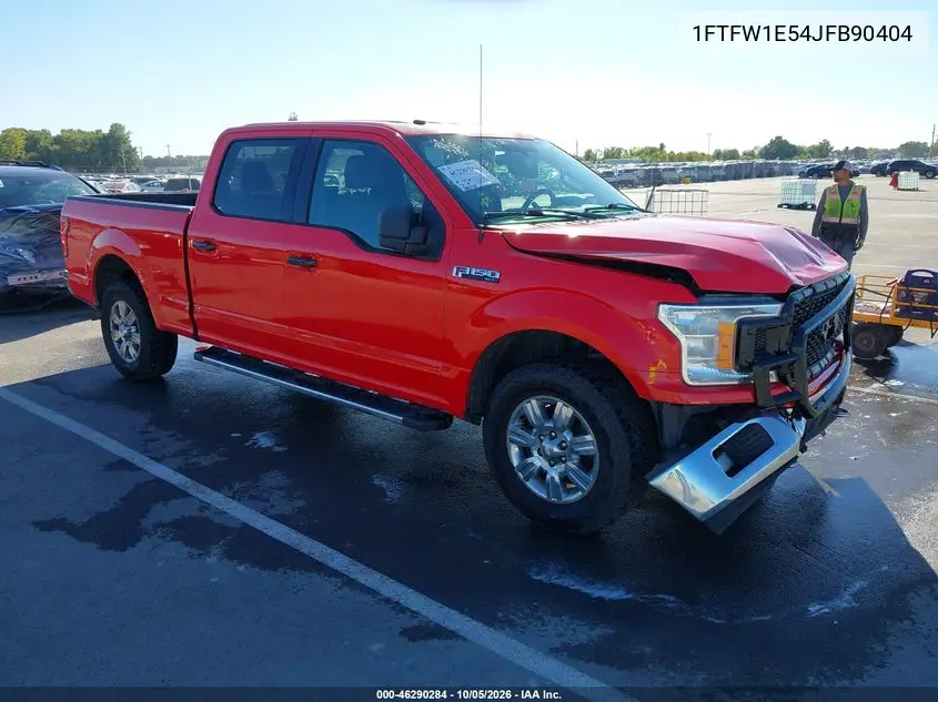 FORD F-150 2018, VIN 1FTFW1E54JFB90404