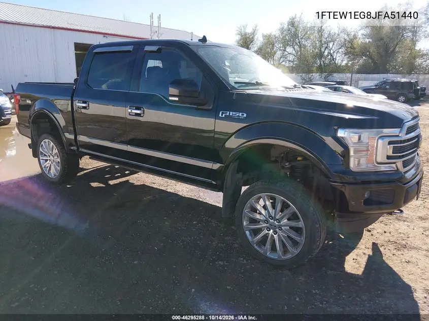 FORD F-150 2018, VIN 1FTEW1EG8JFA51440