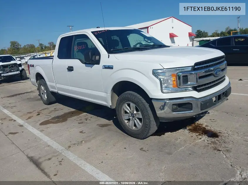 FORD F-150 2018, VIN 1FTEX1EB0JKE61190