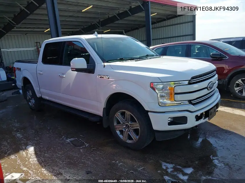 FORD F-150 2018, VIN 1FTEW1EG8JKF94309