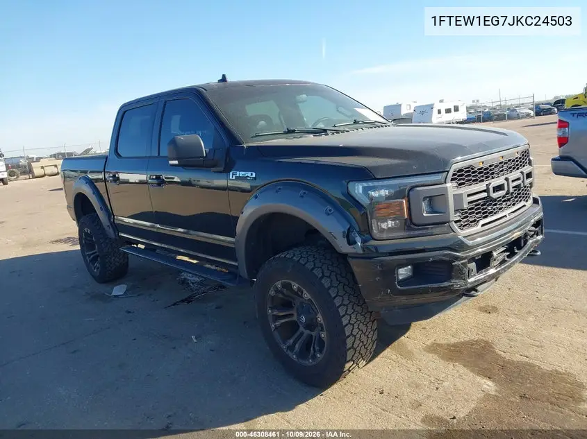 FORD F-150 2018, VIN 1FTEW1EG7JKC24503
