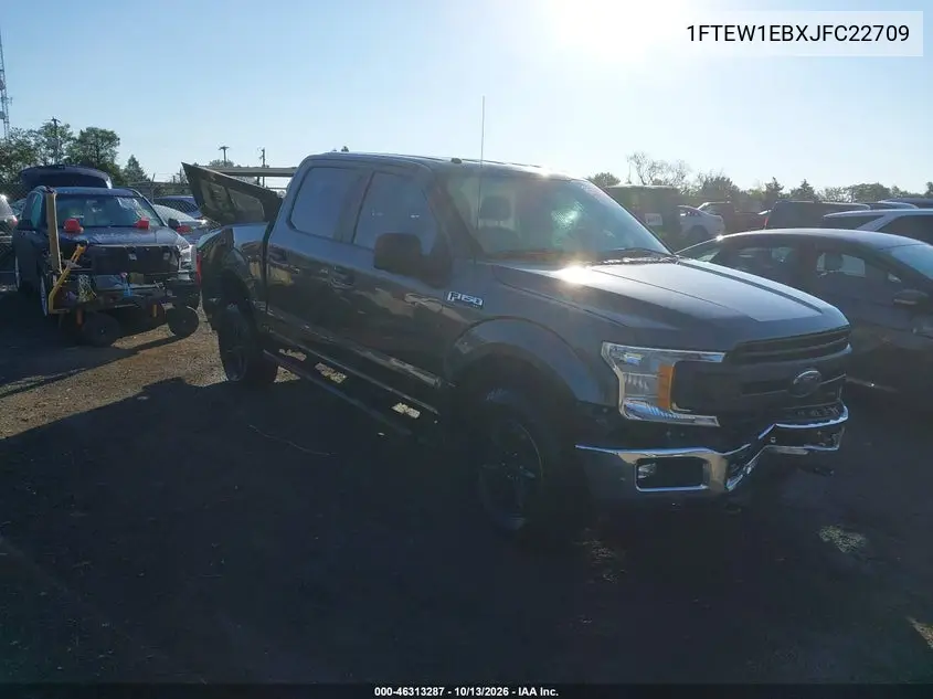 FORD F-150 2018, VIN 1FTEW1EBXJFC22709