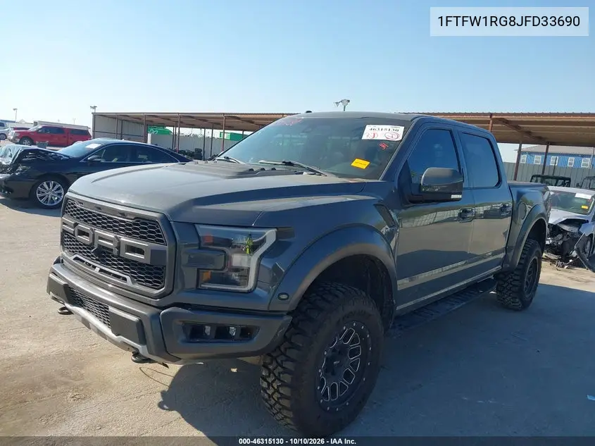 2018 FORD F-150 VIN 1FTFW1RG8JFD33690 — фото 2