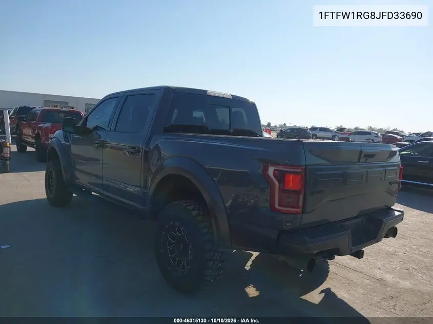 2018 FORD F-150 VIN 1FTFW1RG8JFD33690 — фото 3