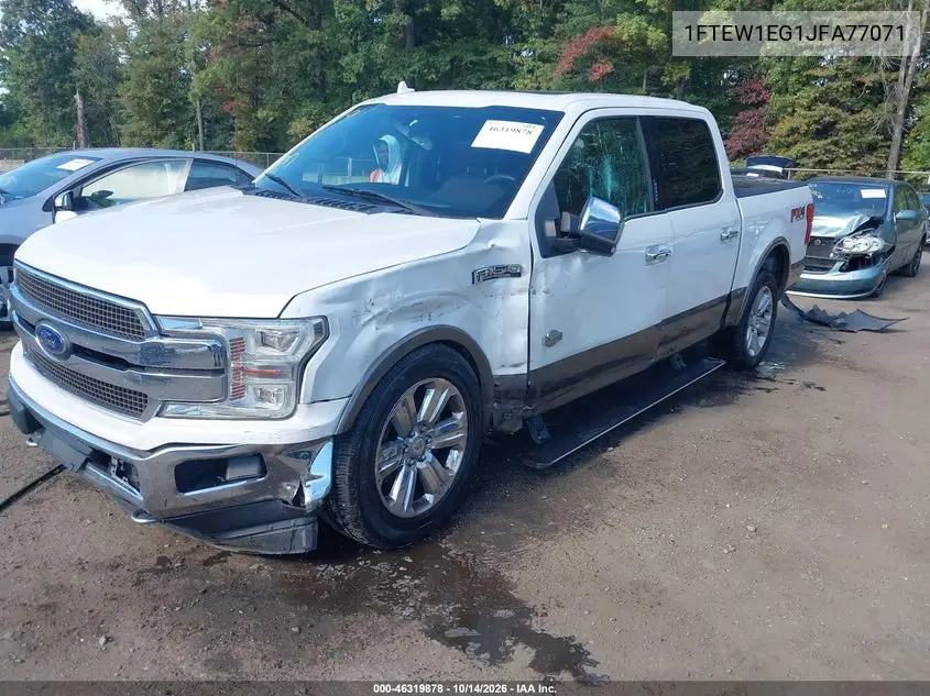2018 FORD F-150 VIN 1FTEW1EG1JFA77071 — фото 2