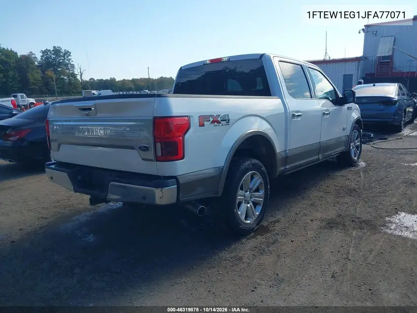 2018 FORD F-150 VIN 1FTEW1EG1JFA77071 — фото 4