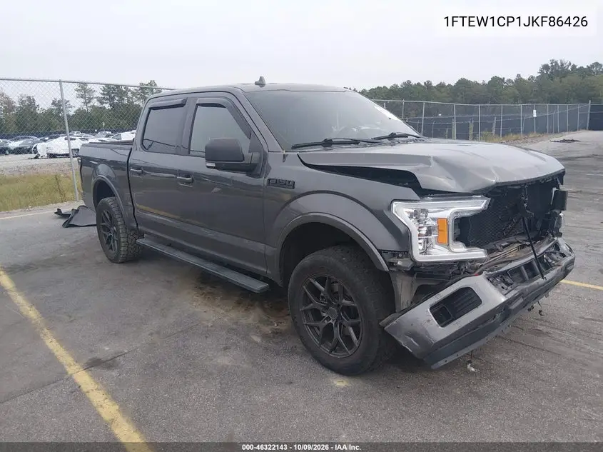 FORD F-150 2018, VIN 1FTEW1CP1JKF86426