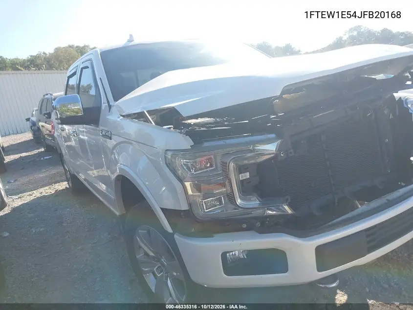 FORD F-150 2018, VIN 1FTEW1E54JFB20168