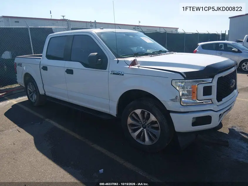 FORD F-150 2018, VIN 1FTEW1CP5JKD00822