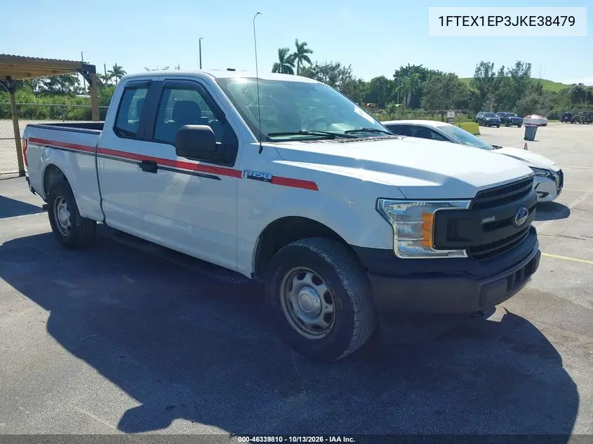 FORD F-150 2018, VIN 1FTEX1EP3JKE38479
