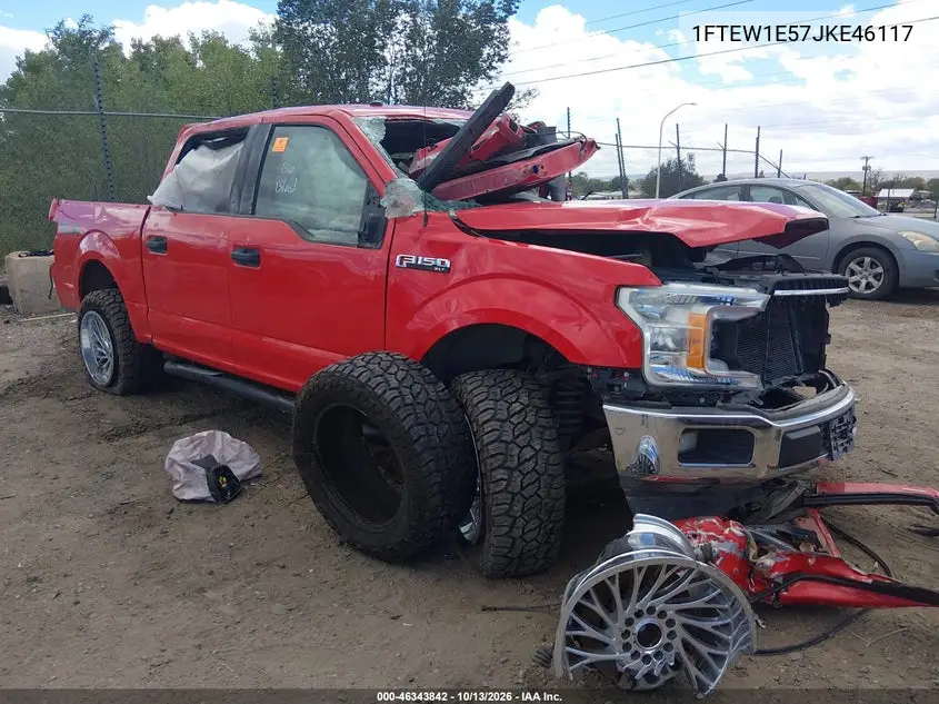 FORD F-150 2018, VIN 1FTEW1E57JKE46117