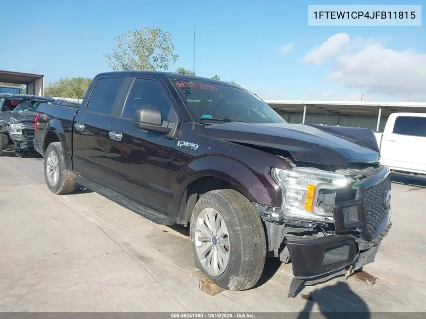 FORD F-150 2018, VIN 1FTEW1CP4JFB11815