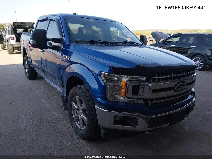 FORD F-150 2018, VIN 1FTEW1E50JKF92441