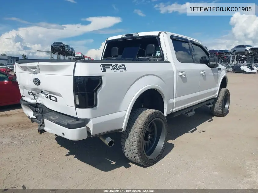 2018 FORD F-150 VIN 1FTEW1EG0JKC01905 — фото 4