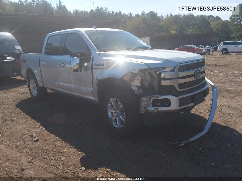 FORD F-150 2018, VIN 1FTEW1EG3JFE58601