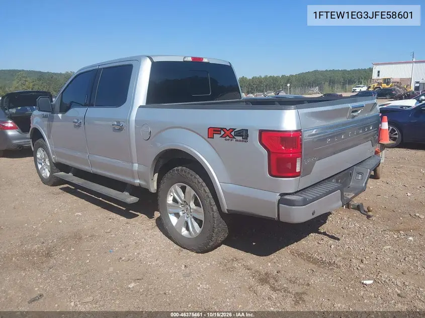 2018 FORD F-150 VIN 1FTEW1EG3JFE58601 — фото 3