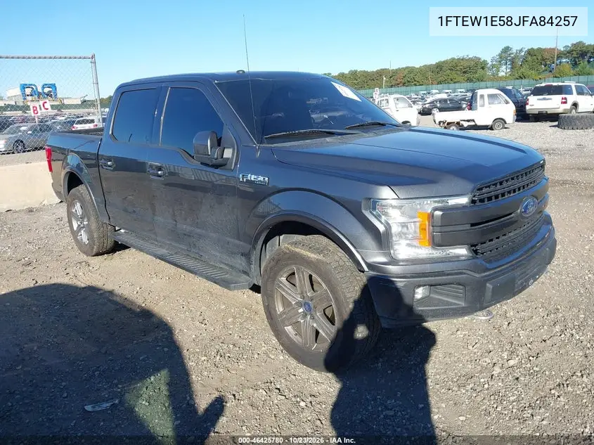 FORD F-150 2018, VIN 1FTEW1E58JFA84257