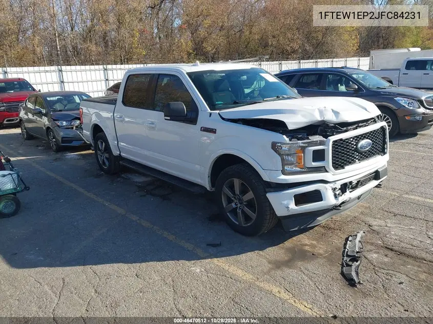 FORD F-150 2018, VIN 1FTEW1EP2JFC84231
