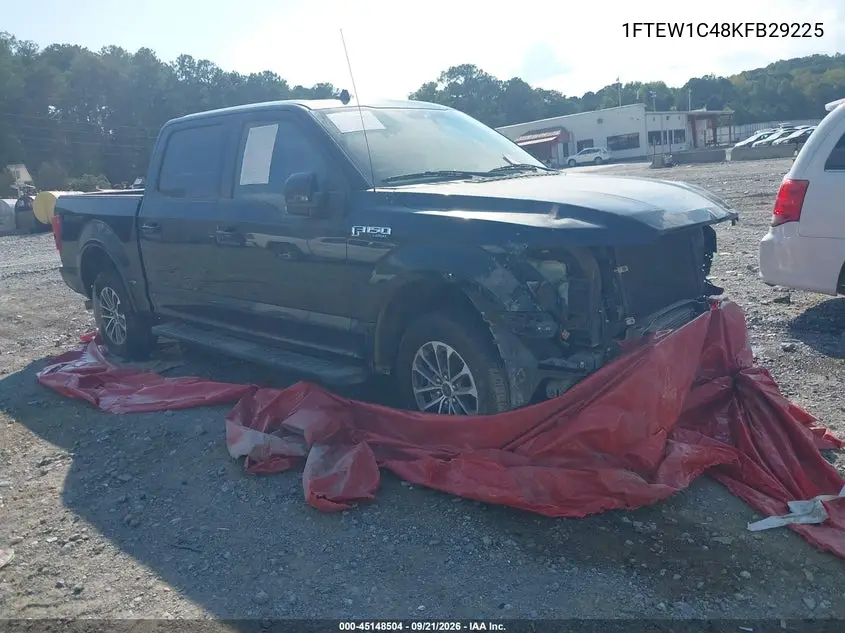 FORD F-150 2019, VIN 1FTEW1C48KFB29225
