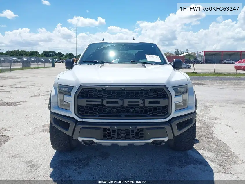 2019 FORD F-150 VIN 1FTFW1RG0KFC63247 — фото 12