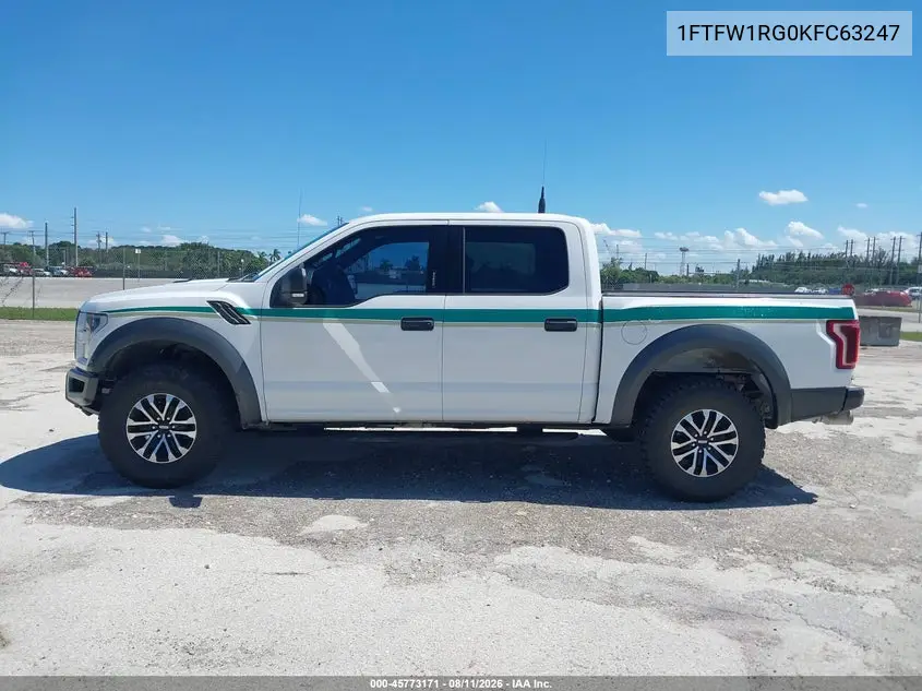 2019 FORD F-150 VIN 1FTFW1RG0KFC63247 — фото 14