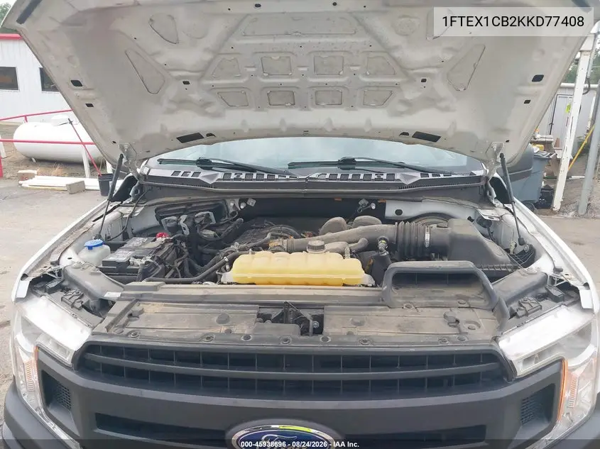 2019 FORD F-150 VIN 1FTEX1CB2KKD77408 — фото 10