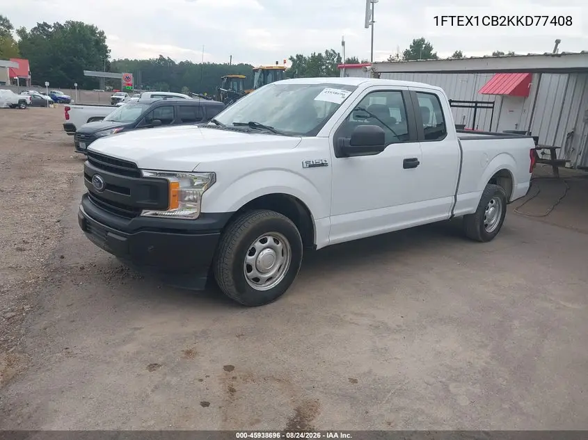 2019 FORD F-150 VIN 1FTEX1CB2KKD77408 — фото 2