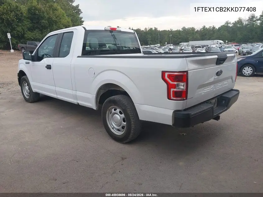 2019 FORD F-150 VIN 1FTEX1CB2KKD77408 — фото 3