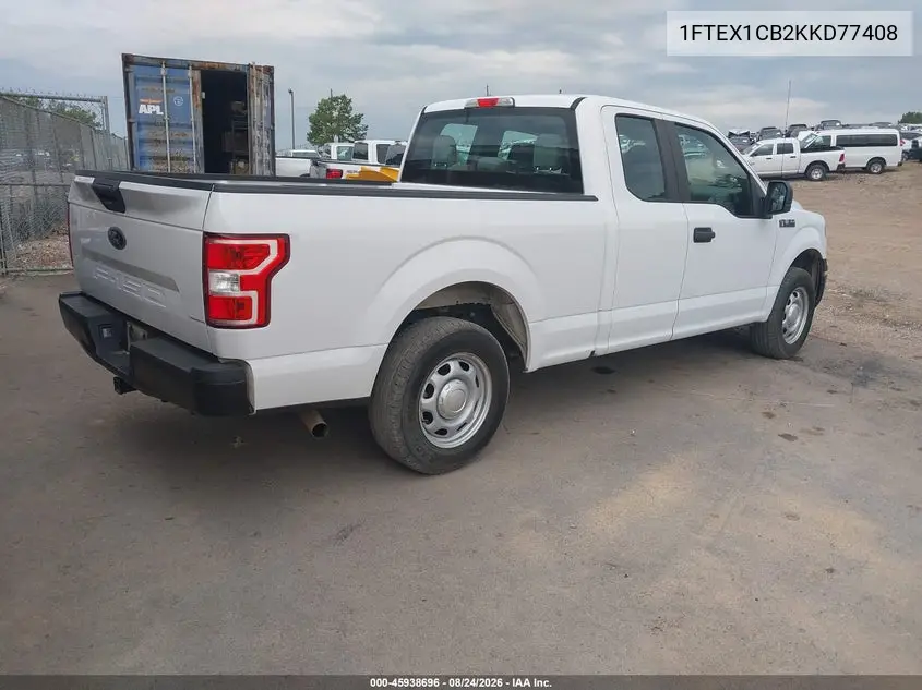 2019 FORD F-150 VIN 1FTEX1CB2KKD77408 — фото 4