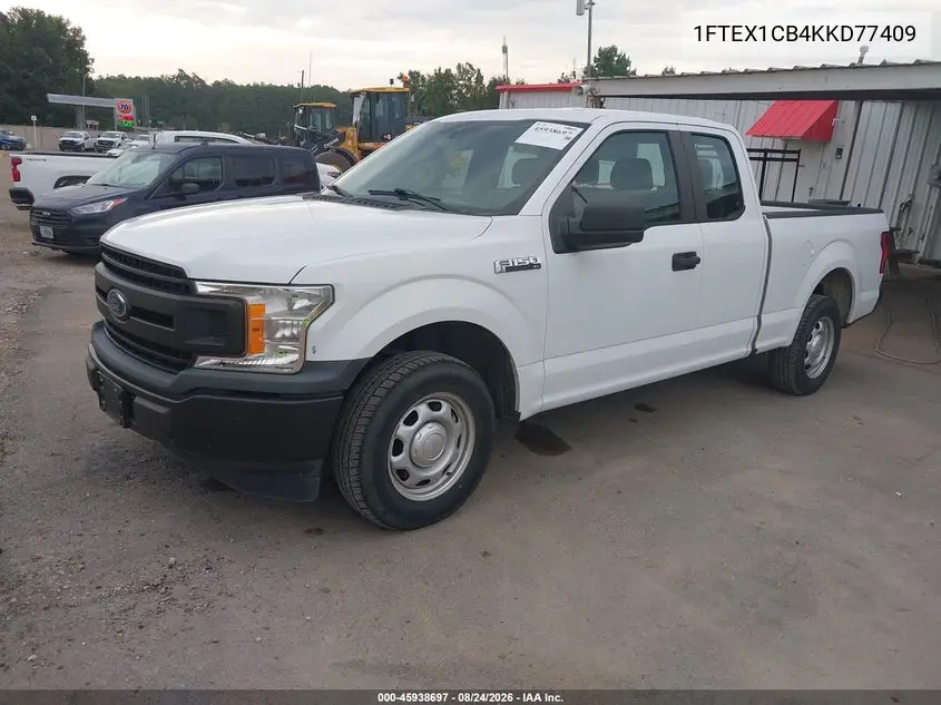 2019 FORD F-150 VIN 1FTEX1CB4KKD77409 — фото 2