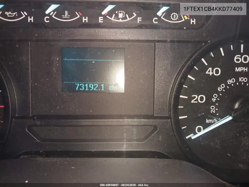 2019 FORD F-150 VIN 1FTEX1CB4KKD77409 — фото 7