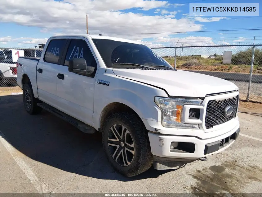 FORD F-150 2019, VIN 1FTEW1EP7KKE77774