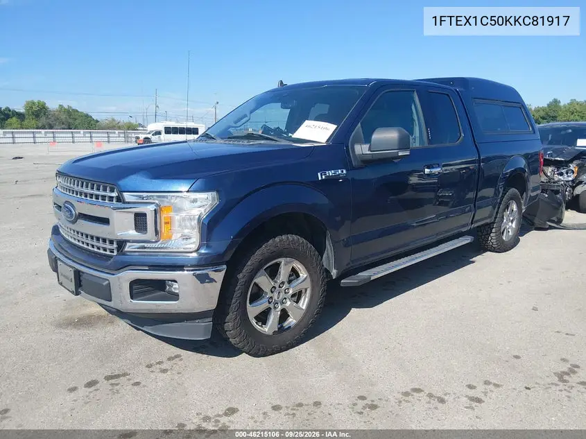 2019 FORD F-150 VIN 1FTEX1C50KKC81917 — фото 2