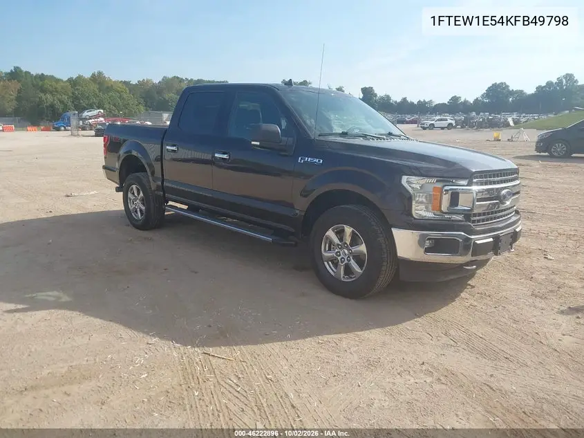 FORD F-150 2019, VIN 1FTEW1E54KFB49798