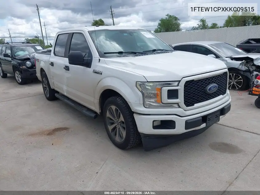 FORD F-150 2019, VIN 1FTEW1CPXKKC09515