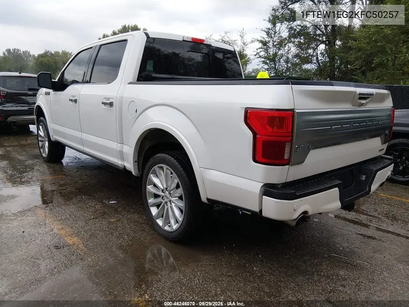 2019 FORD F-150 VIN 1FTEW1EG2KFC50257 — фото 3
