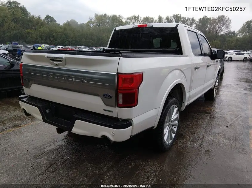 2019 FORD F-150 VIN 1FTEW1EG2KFC50257 — фото 4