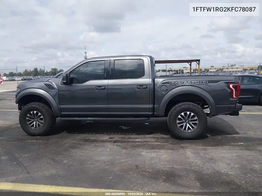 2019 FORD F-150 VIN 1FTFW1RG2KFC78087 — фото 15