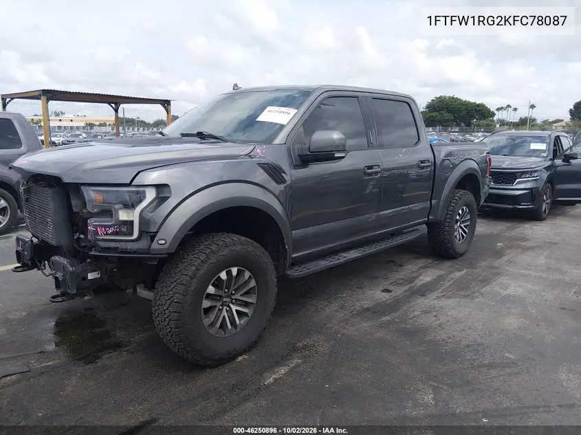 2019 FORD F-150 VIN 1FTFW1RG2KFC78087 — фото 4