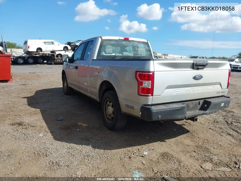 2019 FORD F-150 VIN 1FTEX1CB3KKD18058 — фото 3