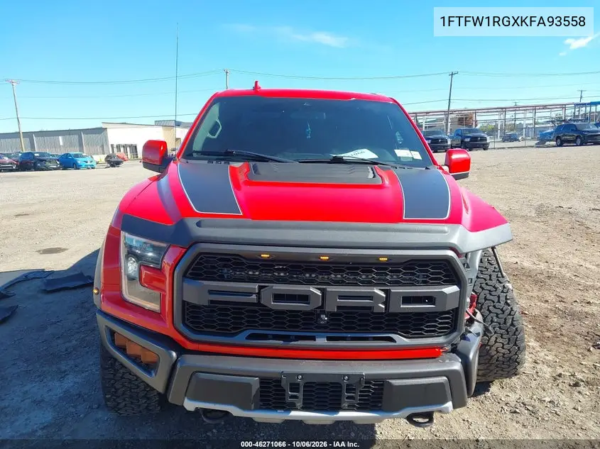 2019 FORD F-150 VIN 1FTFW1RGXKFA93558 — фото 13