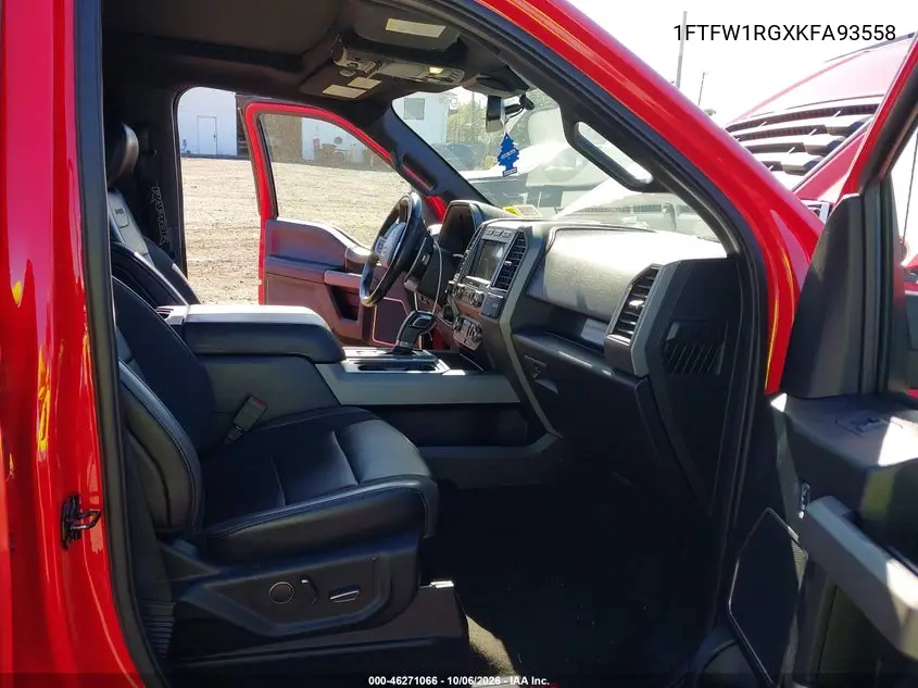 2019 FORD F-150 VIN 1FTFW1RGXKFA93558 — фото 5