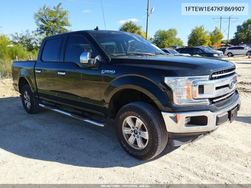FORD F-150 2019, VIN 1FTEW1E47KFB69907