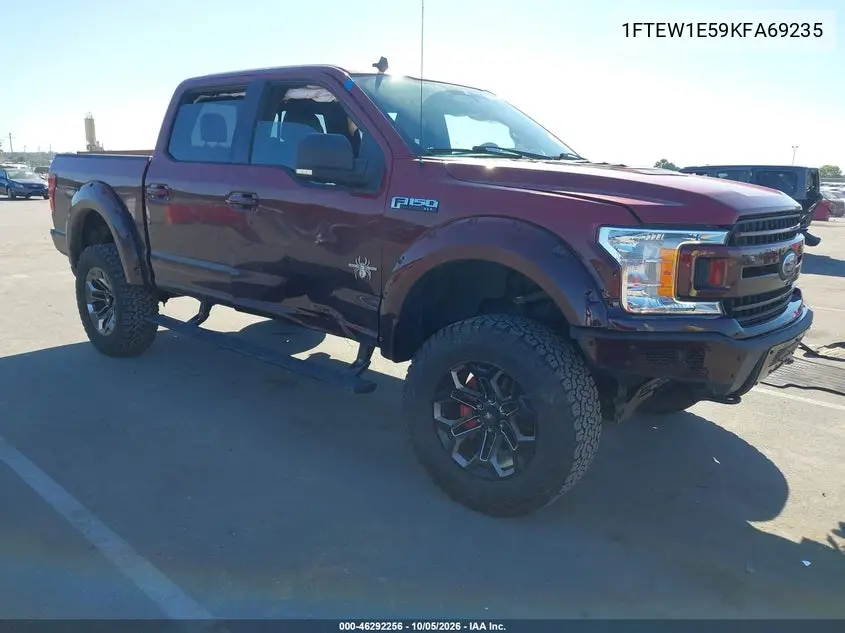 FORD F-150 2019, VIN 1FTEW1E59KFA69235