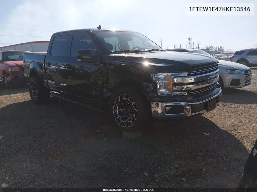 FORD F-150 2019, VIN 1FTEW1E47KKE13546
